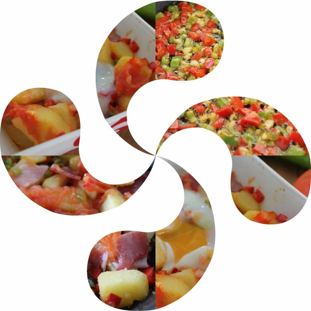 Oeuf Cocotte Basquaise