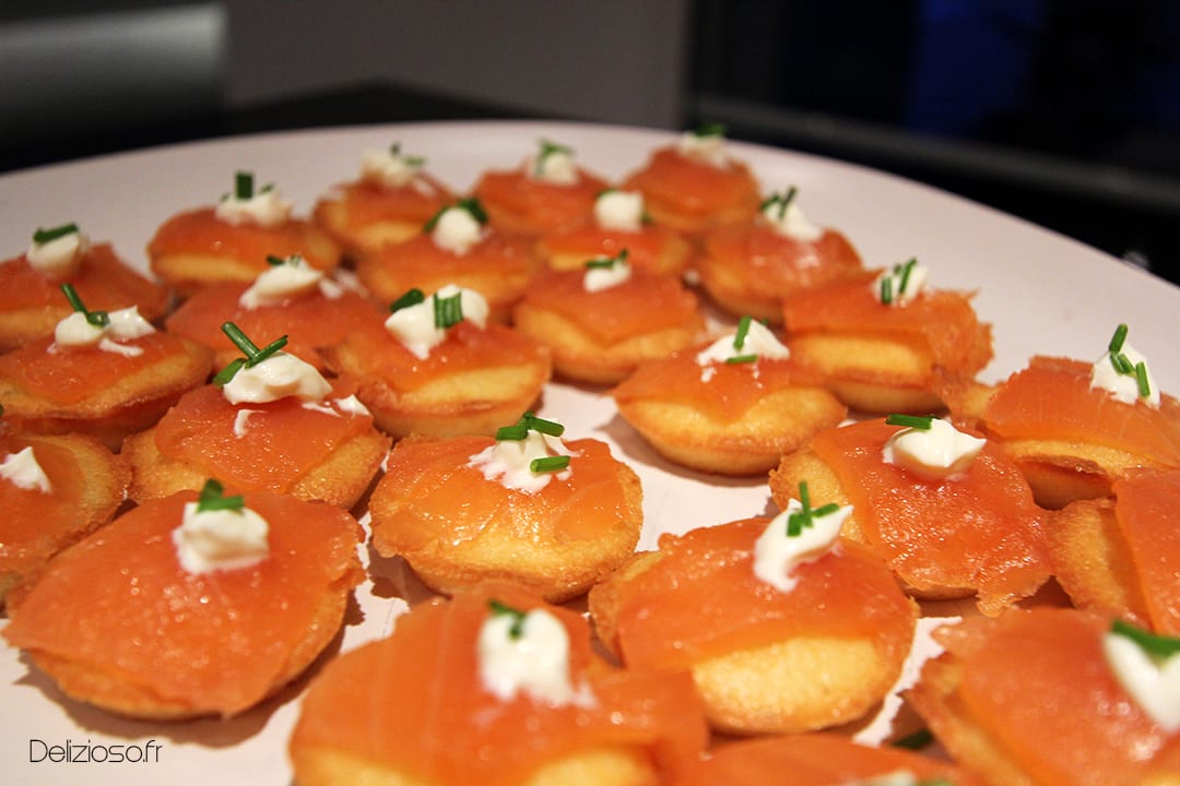 Financiers au saumon