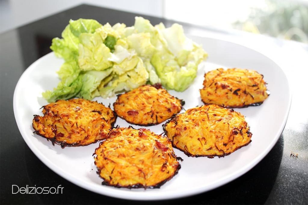 Galettes de carottes pomme de terre légères Délizioso Galettes de carottes pomme de terre légères Délizioso