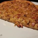 Pizza briochée lardon oignon