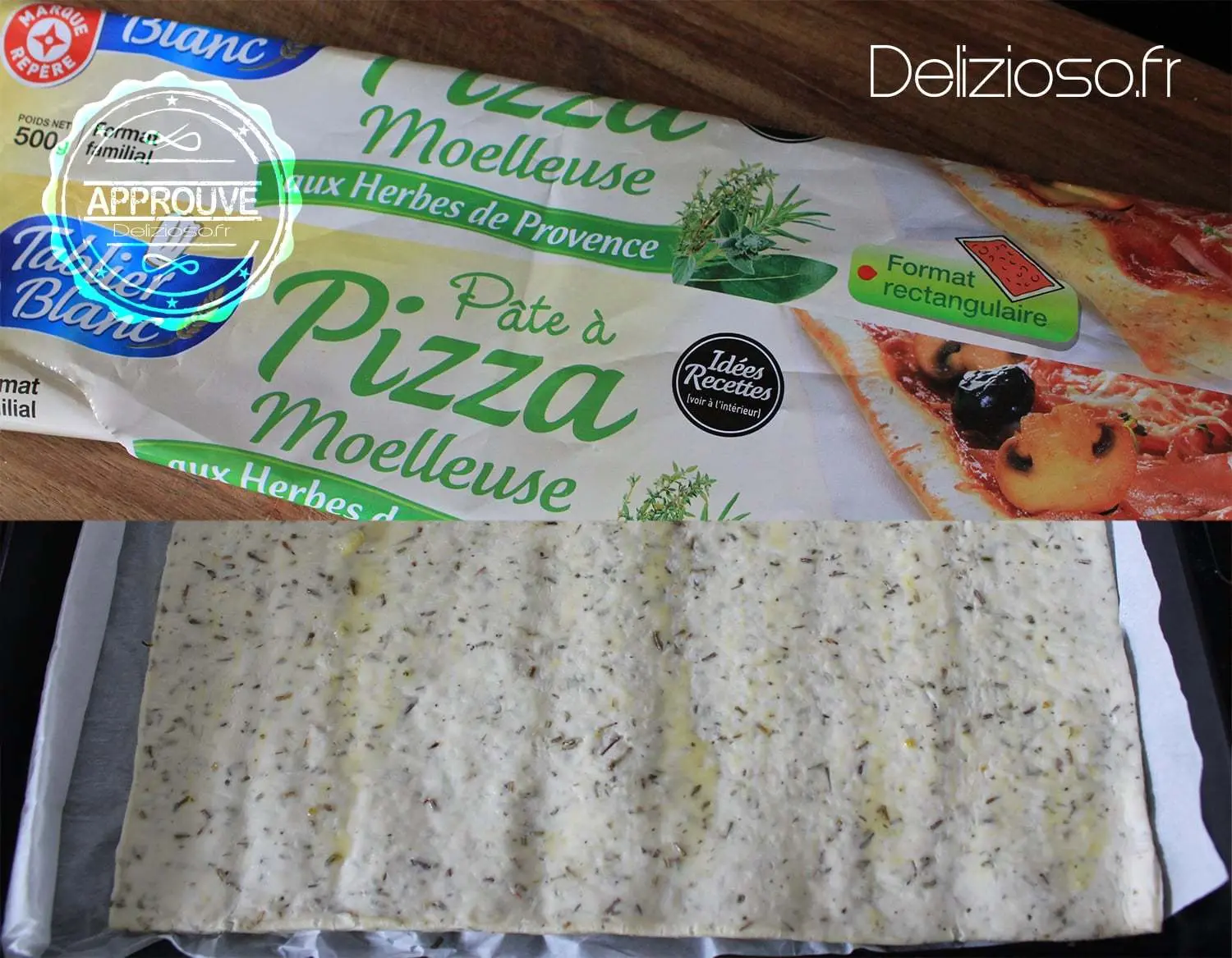 Test Pâte à Pizza aux herbes de Provence Leclerc