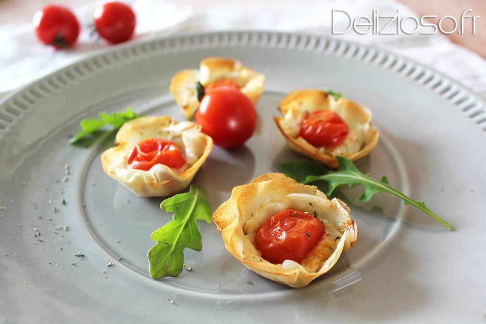 Toast croustillant chevre tomate