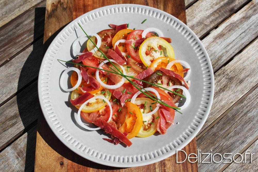 carpaccio de tomates