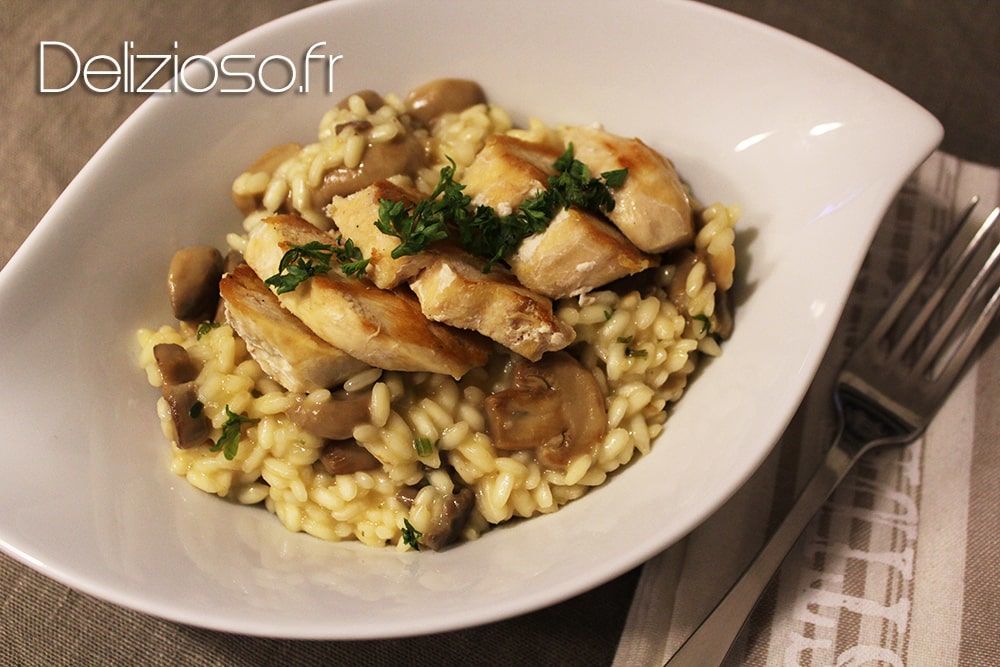 Risotto aux champignons