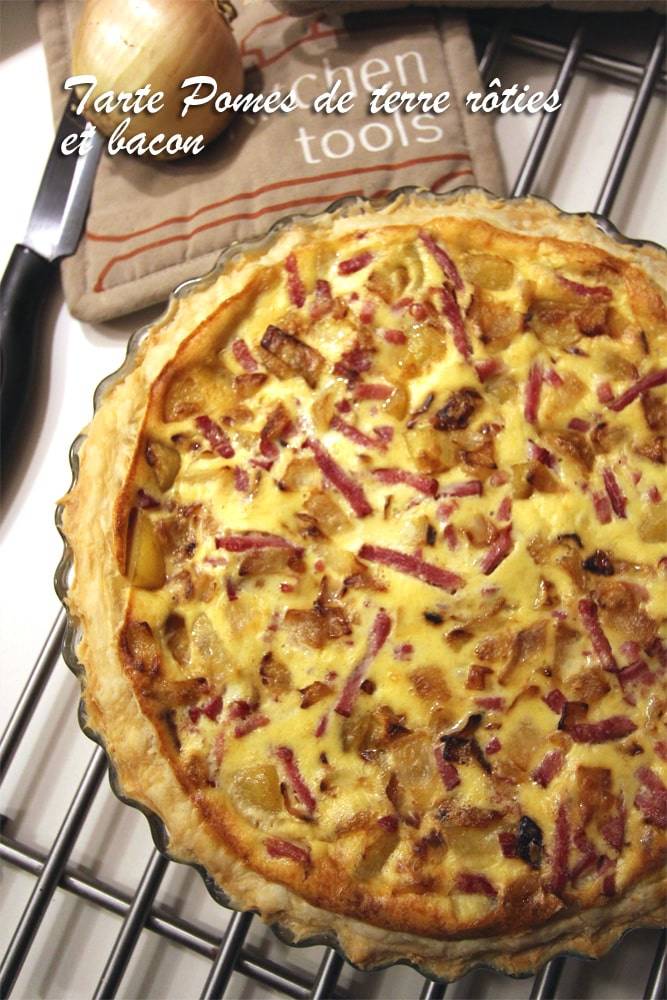 Tarte aux Pommes de terre et Bacon