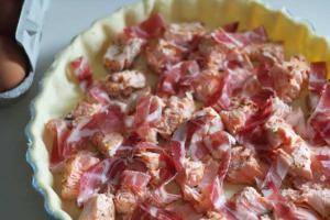 Tarte Saumon Poireaux Coppa