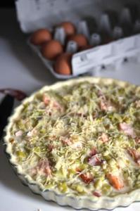 Tarte Saumon Poireaux Coppa