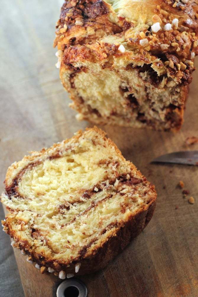 Brioche tressée Nutella Pralin