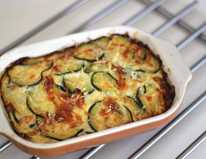 Gratin Courgettes Oignons