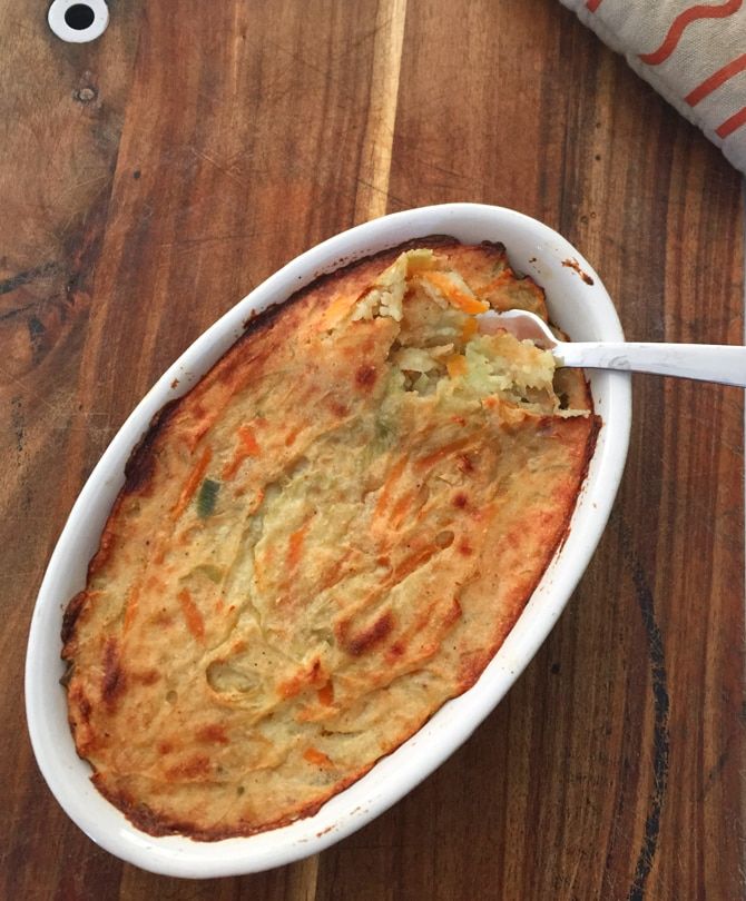 Parmentier aux légumes