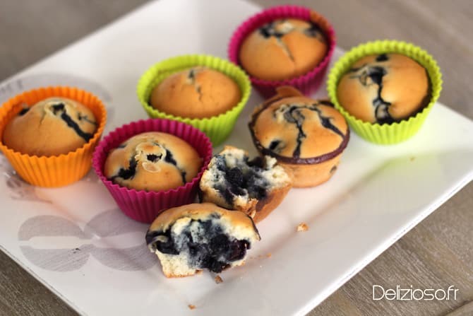 Muffins aux myrtilles