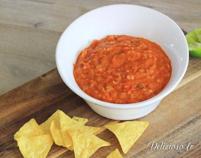 Sauce salsa maison