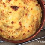 Gratin de pommes de terre au cheddar