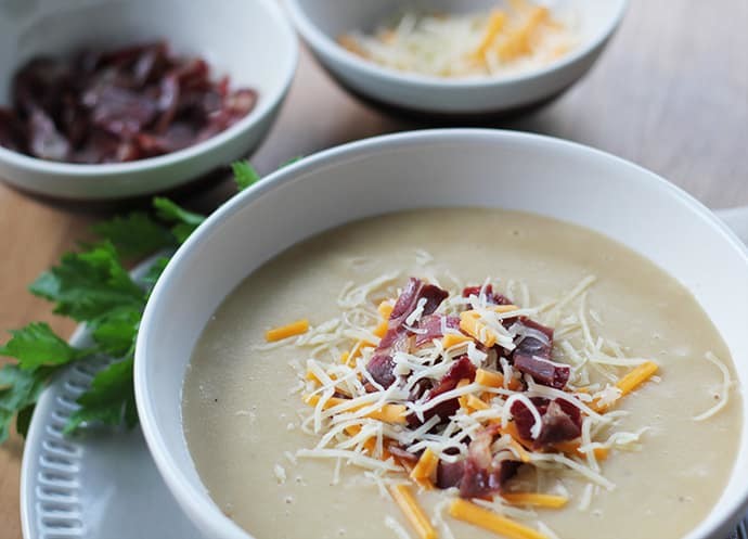 Soupe de pommes de terre crémeuse