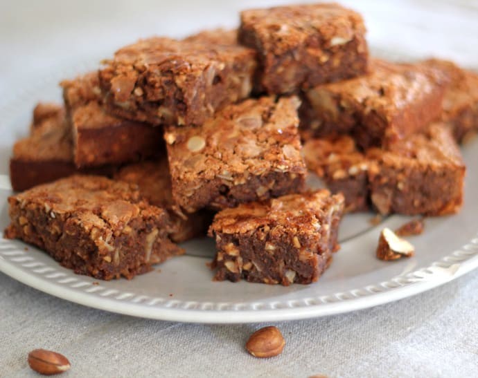 Brownie chocolat noisette