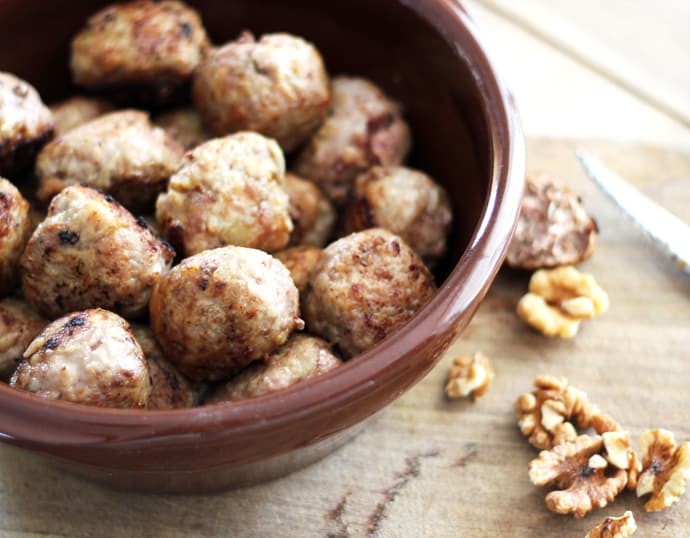 Boulettes d'agneau aux noix