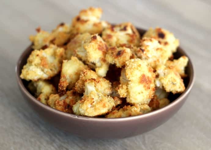 Chou-fleur pané au parmesan