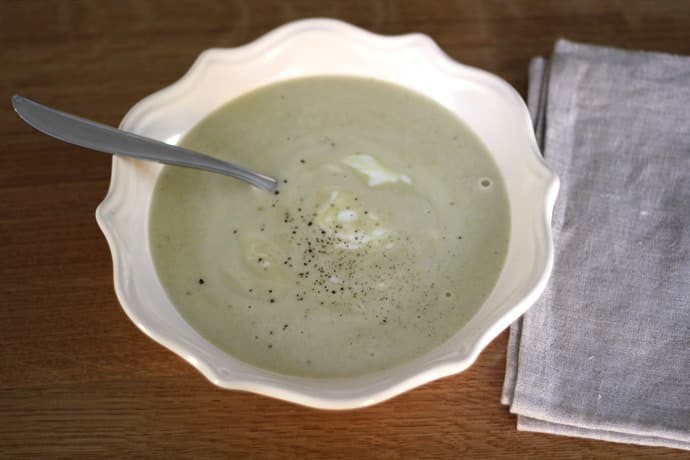 potage d'asperges vertes