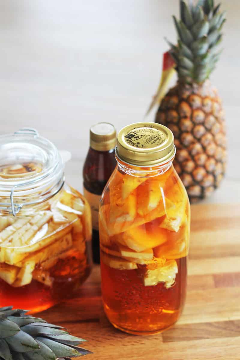 Rhum arrangé ananas caramel