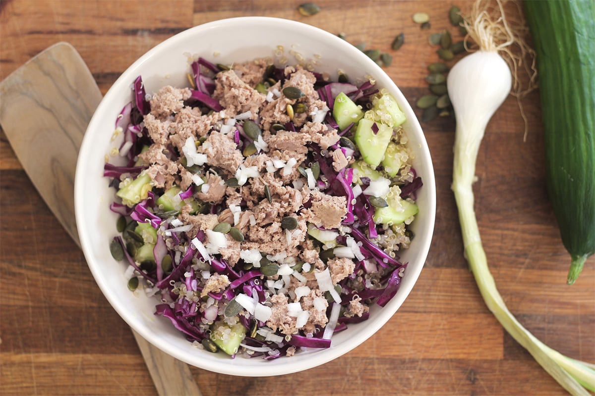 Salade de quinoa au thon