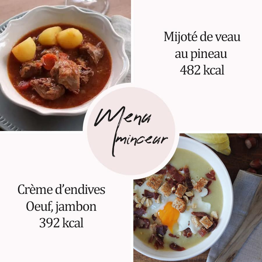 Menu minceur 1486 calories