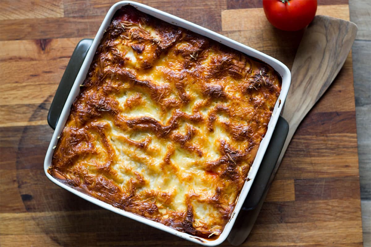 Lasagnes légères aux légumes