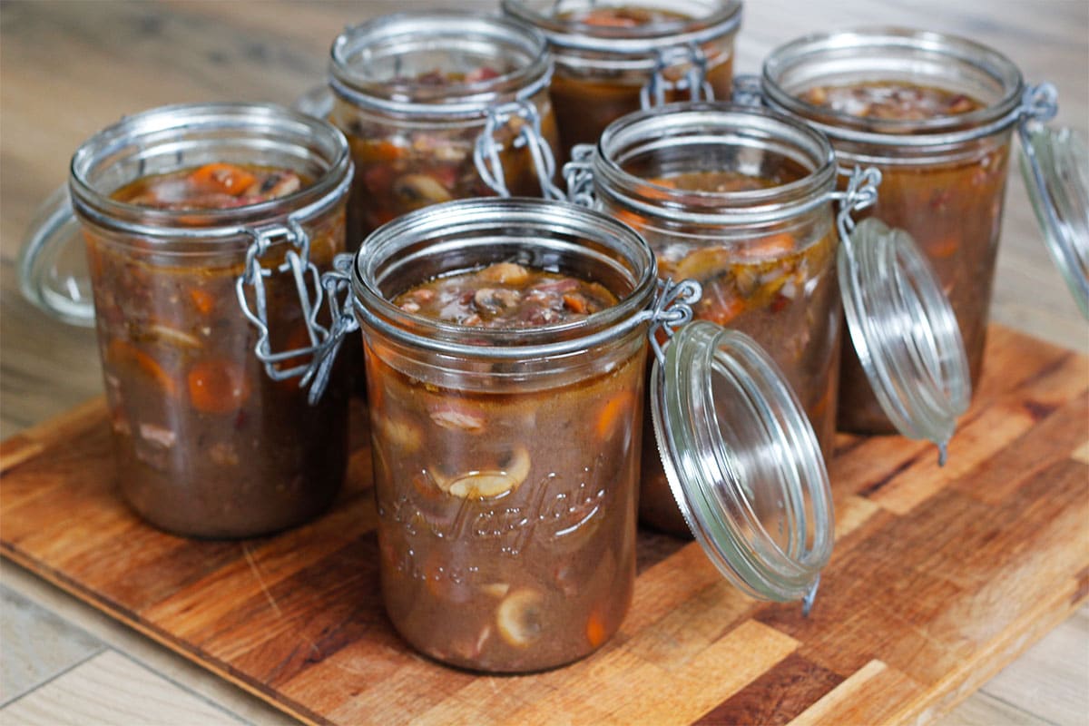 Conserves de boeuf bourguignon - Délizioso