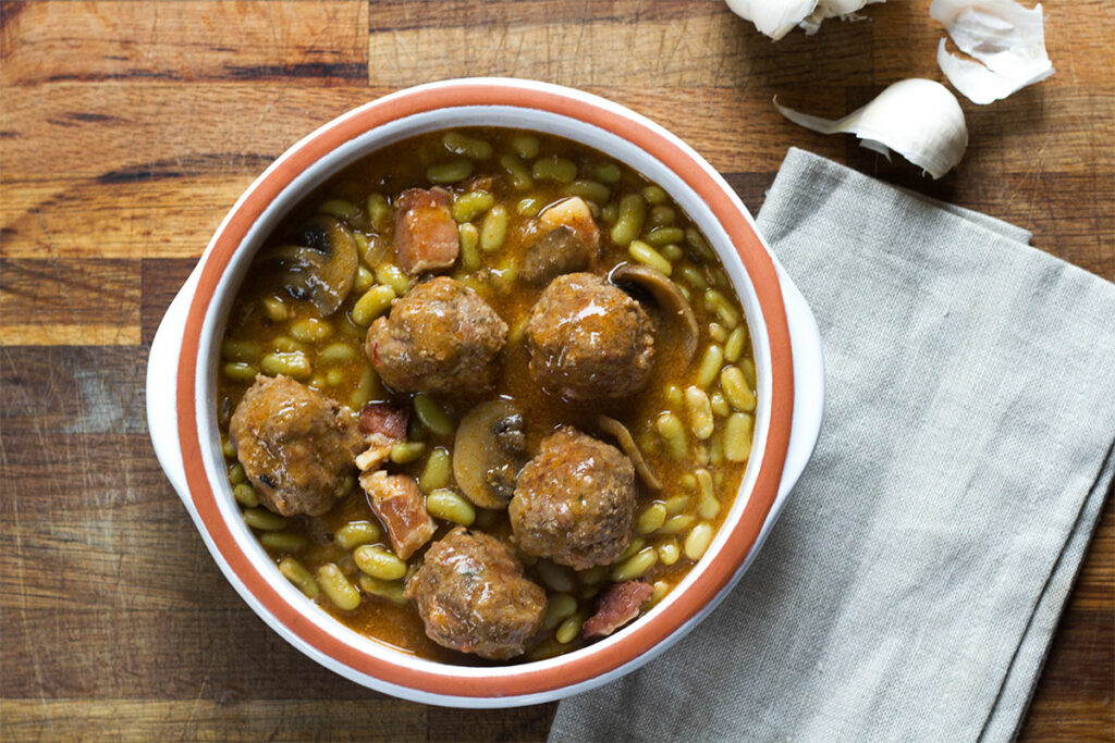 boulettes de viande à la tomate - conserve maison