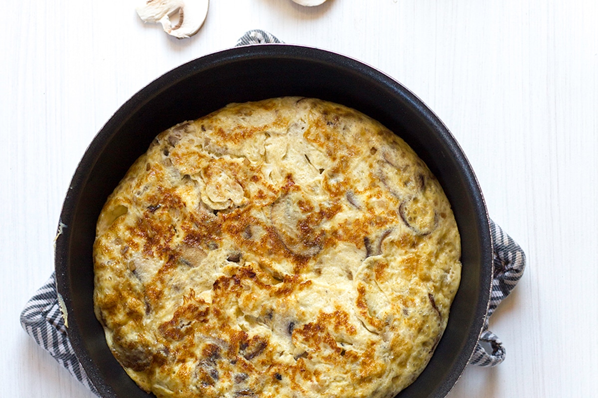 Tortilla aux champignons