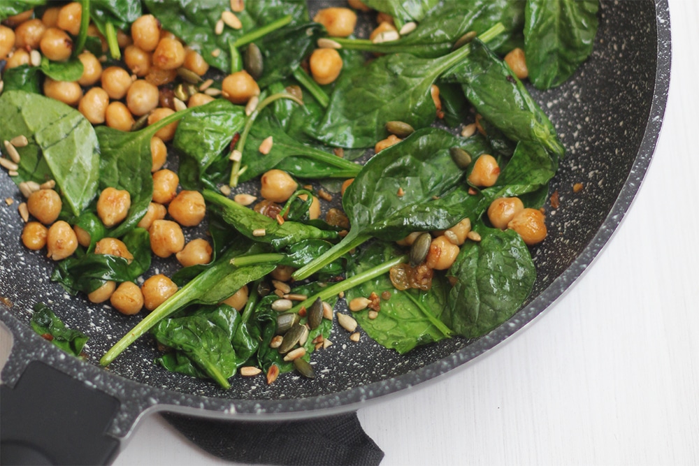 Pois chiches au paprika à la poêle - Recette végétarienne facile