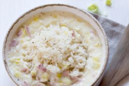 Poireaux au jambon sauce Mornay