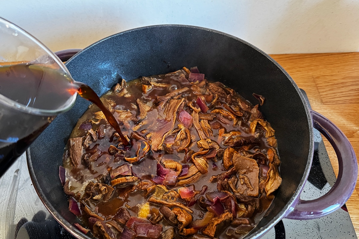 Saute de veau au cèpes