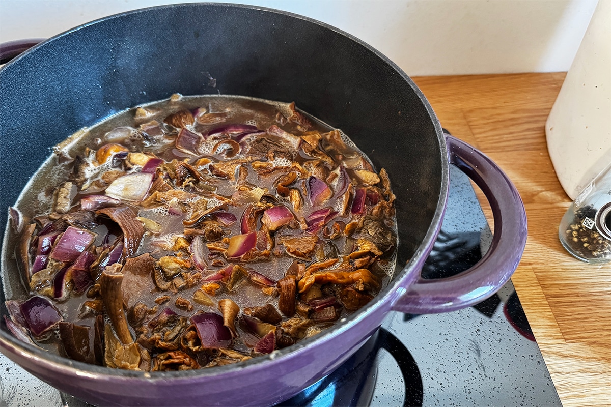 Saute de veau au cèpes