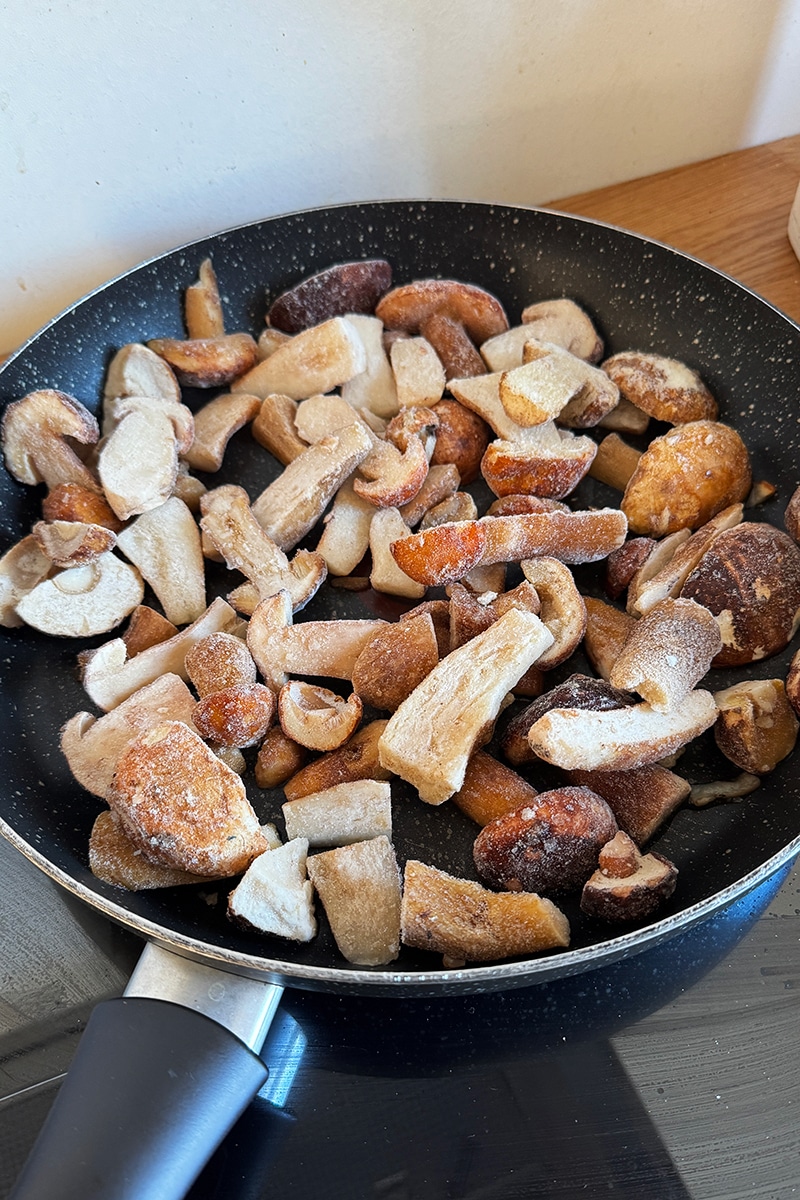Saute de veau au cèpes