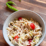 Salade de risoni estivale