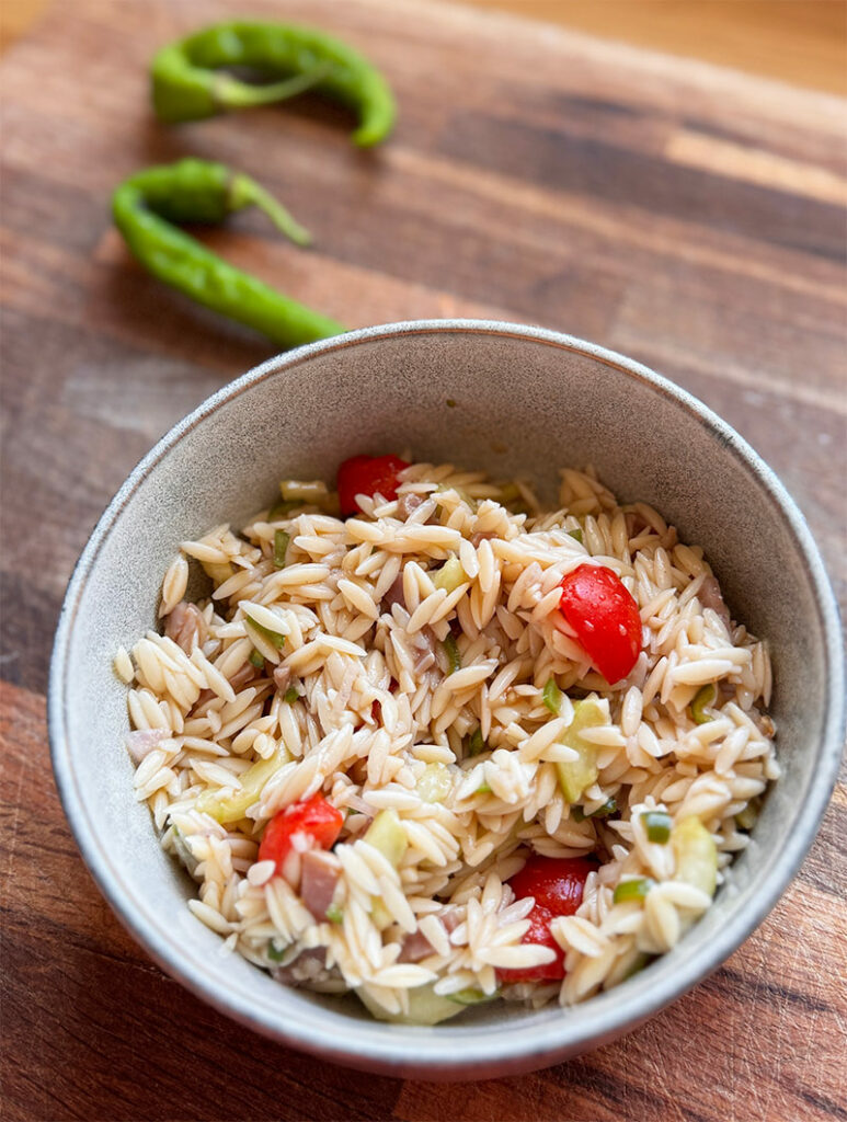 salade de risoni estivale