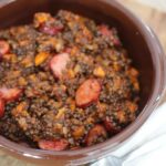 Lentilles beluga à la tomate