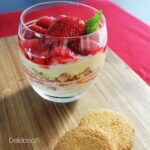 Verrine tarte aux fraises