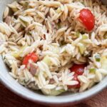Salade de risoni estivale